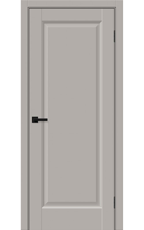 Дверь межкомнатная Неоклассик-30, Bravo, цвет Grey Silk, глухая