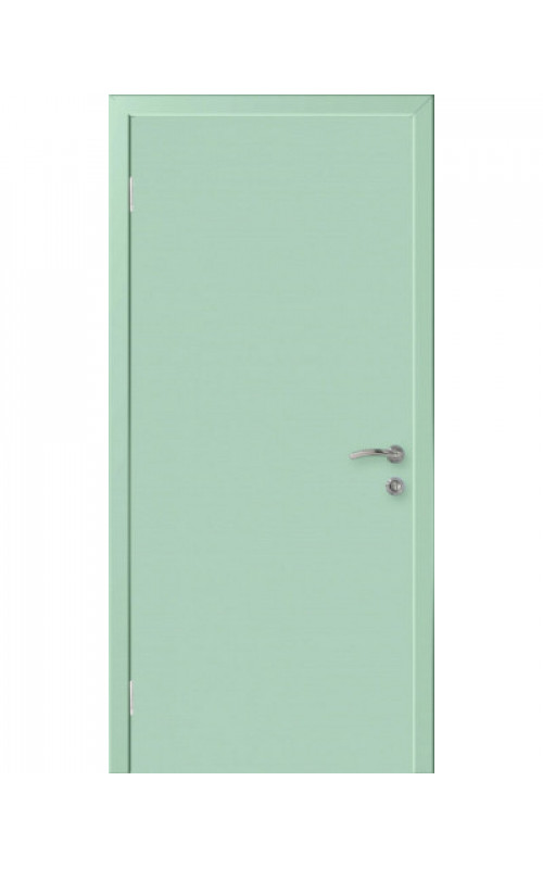 Дверь пластиковая Капель Classic RAL 6019 глухая