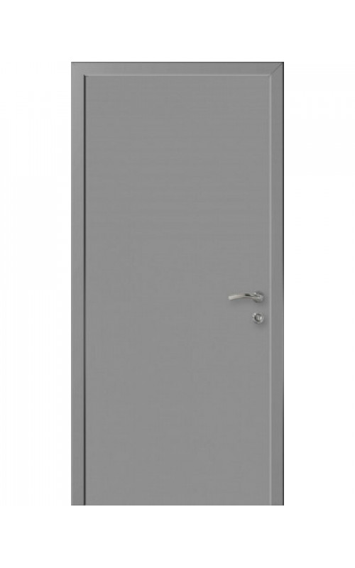 Дверь пластиковая Капель Classic RAL 7040 глухая