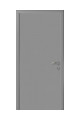 Дверь пластиковая Капель Classic RAL 7046 глухая