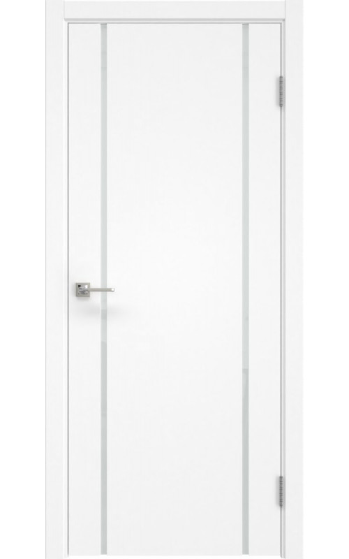 Дверь ePorta Vitrum 1.2 Белая эмаль стекло триплекс белый