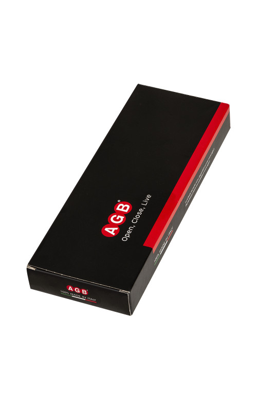 Дверная защелка AGB WC Touch B06502.50.93 цвет Черный