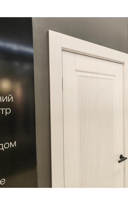 Дверь Verda Лонг-1 Белая эмаль глухая