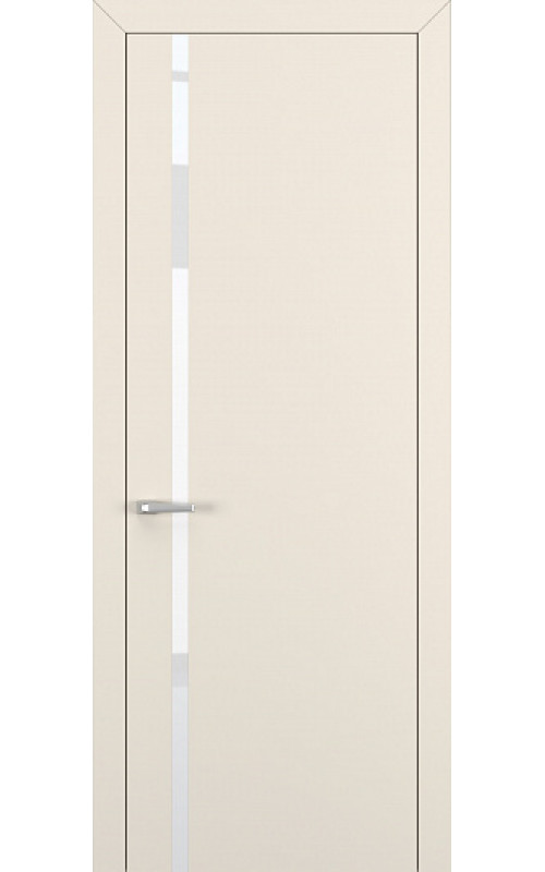 Дверь Zadoor Квалитет К1 Кремовый матовый стекло Pure White кр. пластиковая ABS