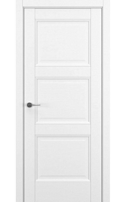 Дверь Zadoor Baguette Classic Гранд В4 Белый матовый глухая